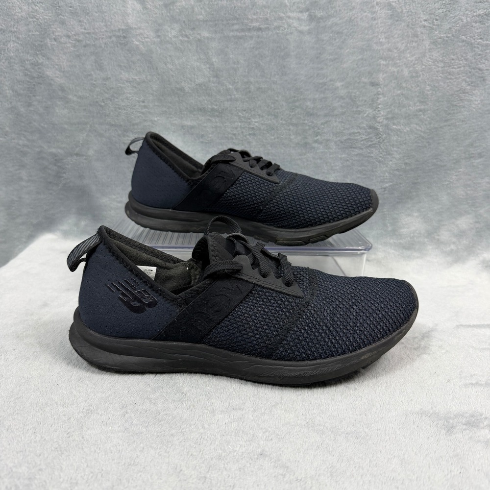 New Balance Womens 9.5 Black FuelCore Nergize Sneakers Slip On Training Shoes